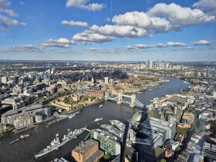 view from The shard